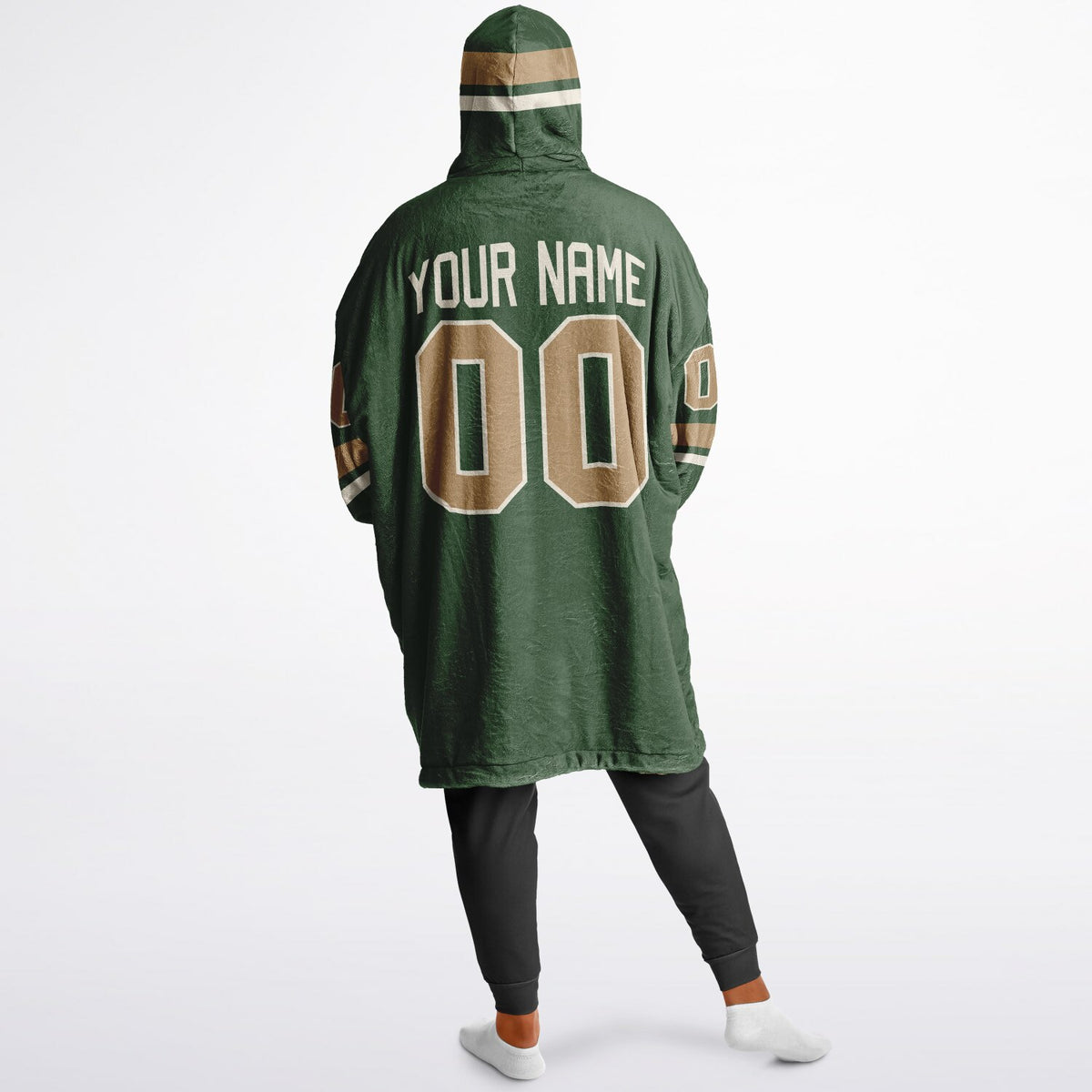 Forest Green Cream Camel Superfan Reversible