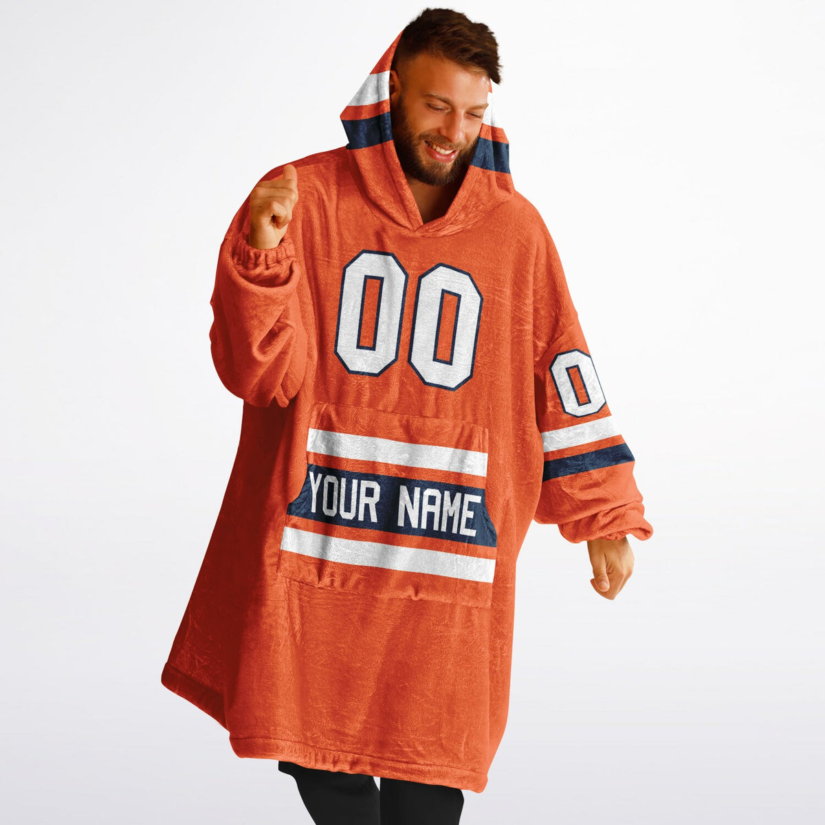 Orange Navy White Classic