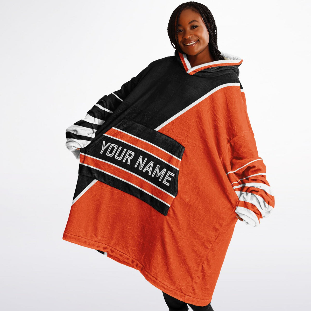 Black Orange White Split Decision