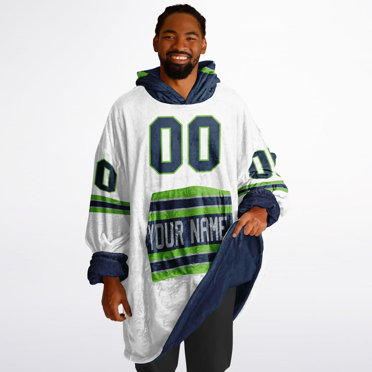 Navy/Green/Gray Superfan Reversible