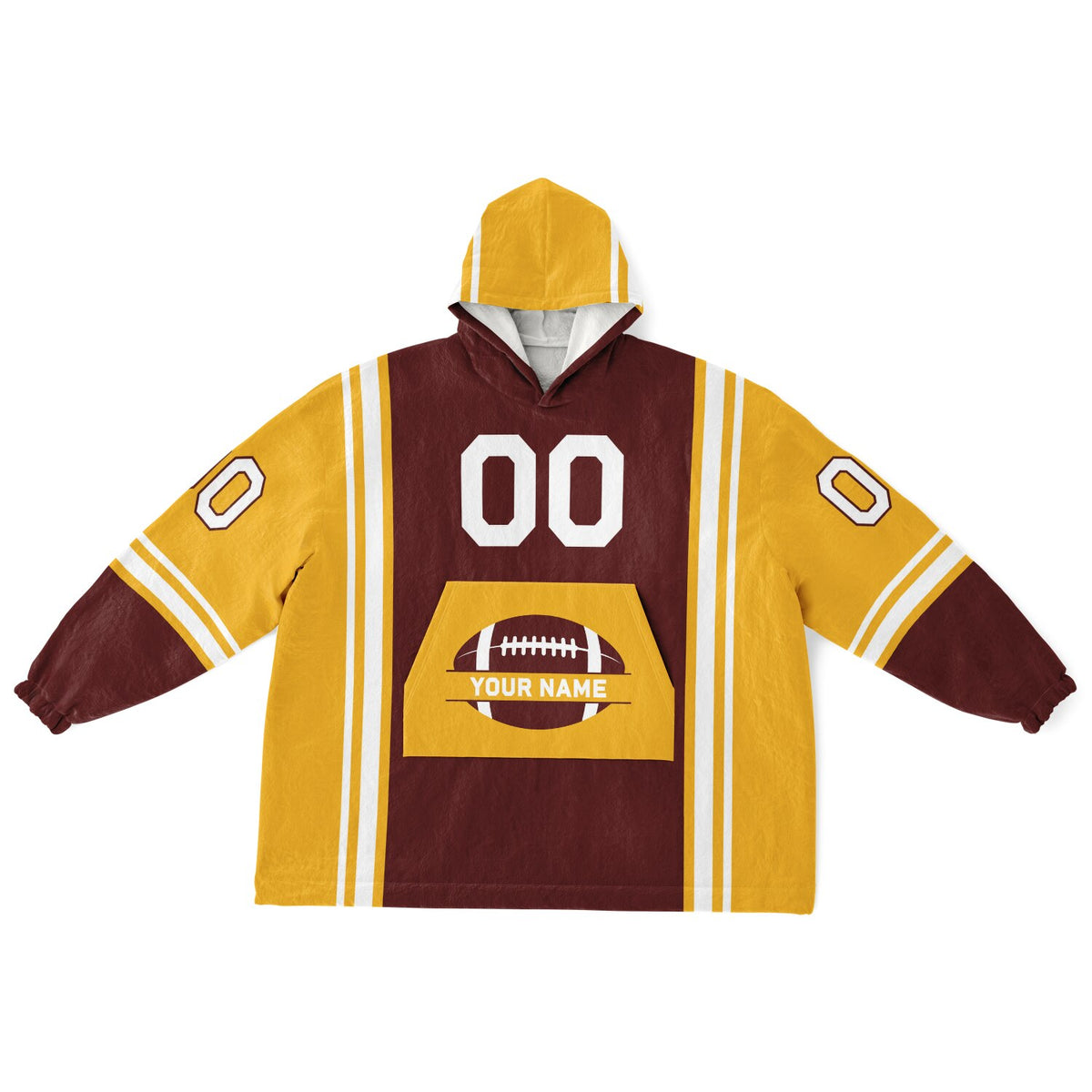 Burgundy/Gold/White Bold