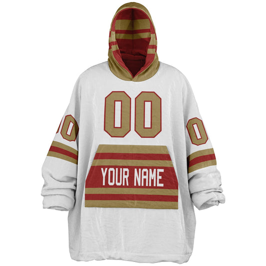 Red/Metallic Gold Superfan Reversible