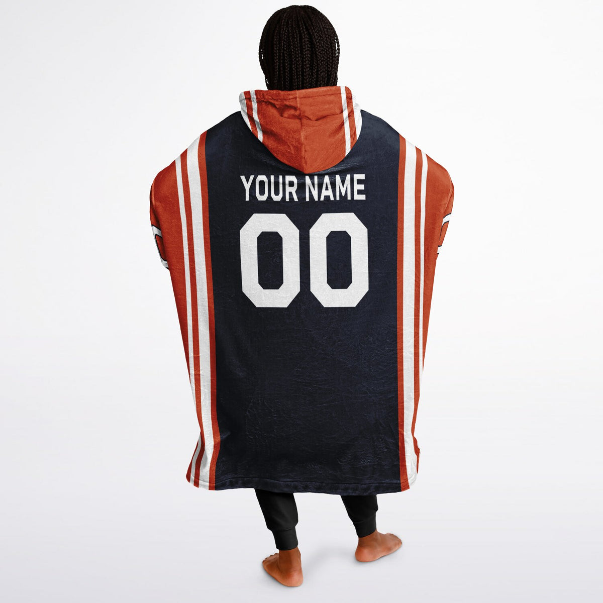 Navy/Orange/White Bold