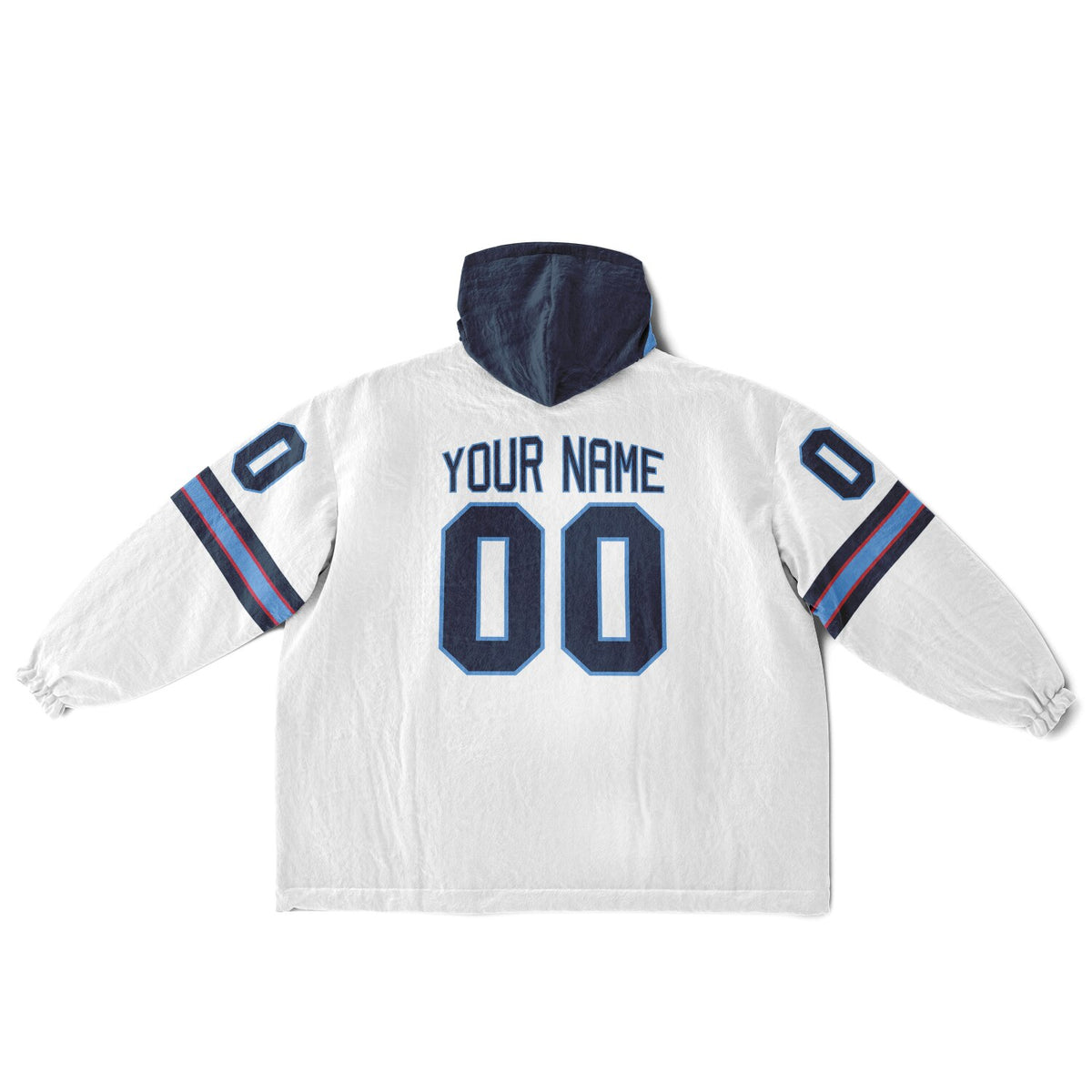 Light Blue/Navy/Red Superfan Reversible