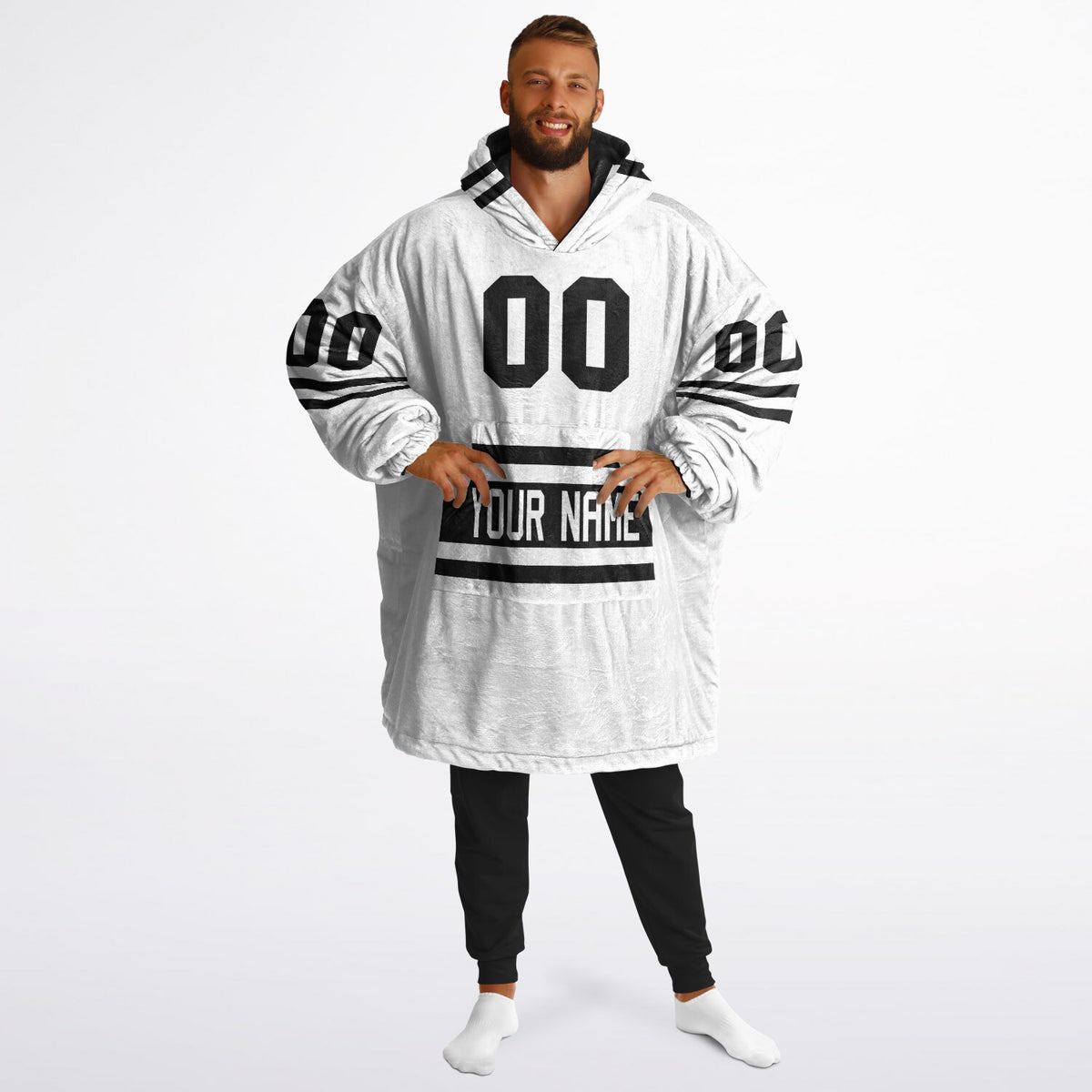 Black & White Superfan Reversible