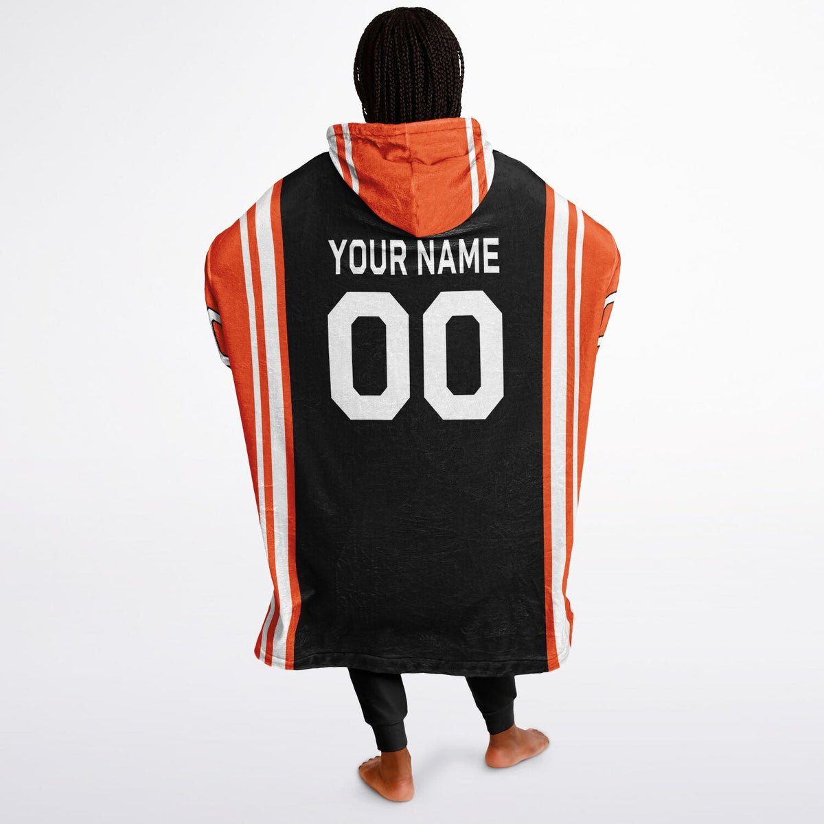 Black/Orange/White Bold