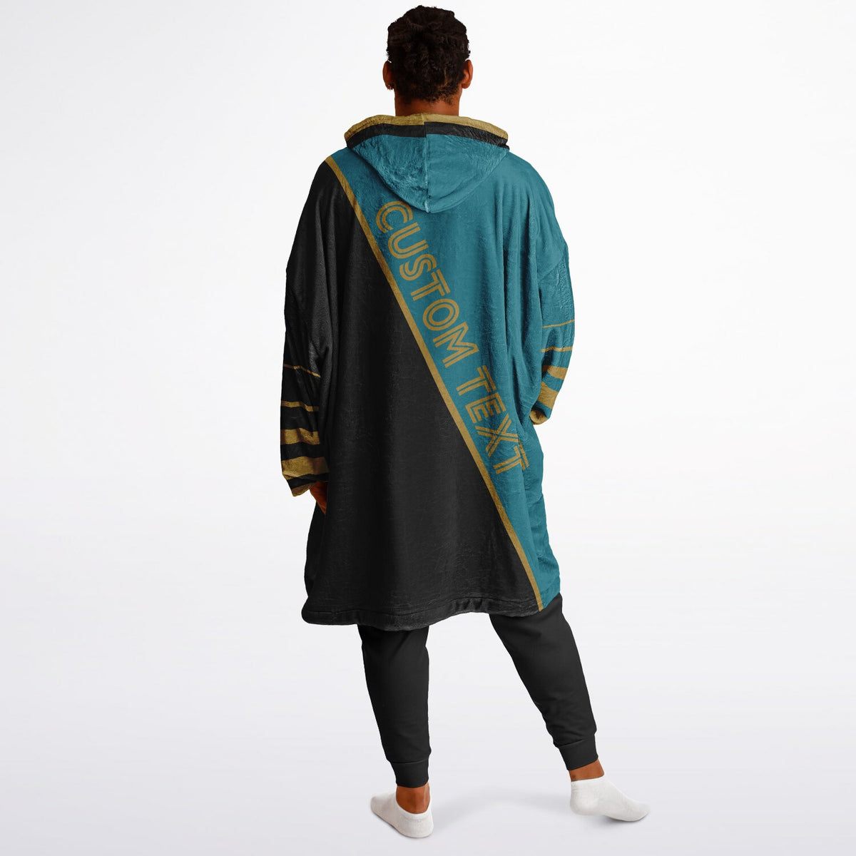 Teal Black Gold Split Decision