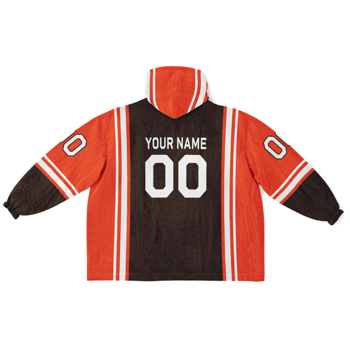 Brown/Orange/White Bold