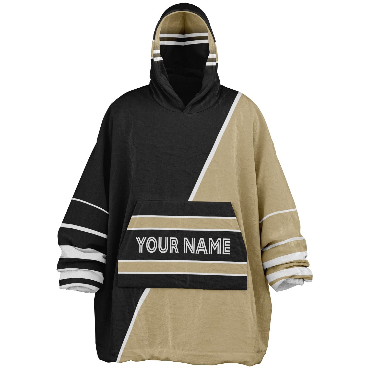 Black/Old Gold/White Everyday Reversible