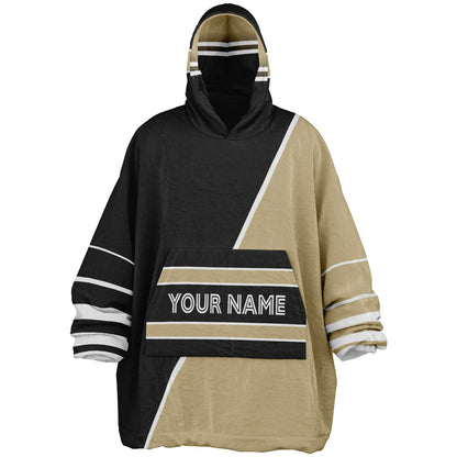 Black/Old Gold/White Everyday Reversible