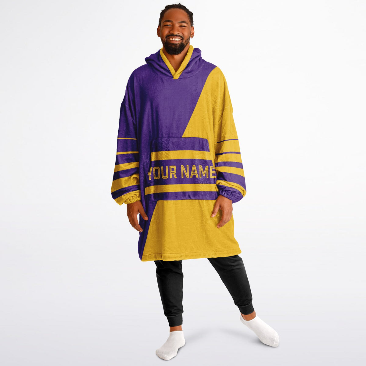 Purple & Gold Split Decision