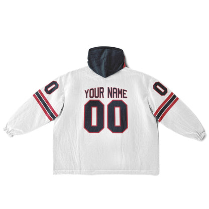 Deep Steel Blue/Red/White Superfan Reversible