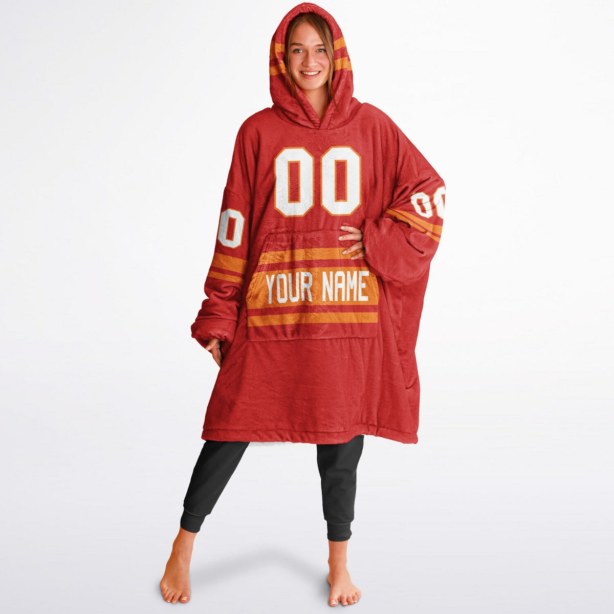 Red/Orange Superfan Reversible