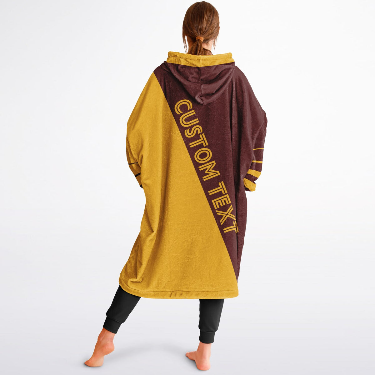 Burgundy & Gold Split Decision