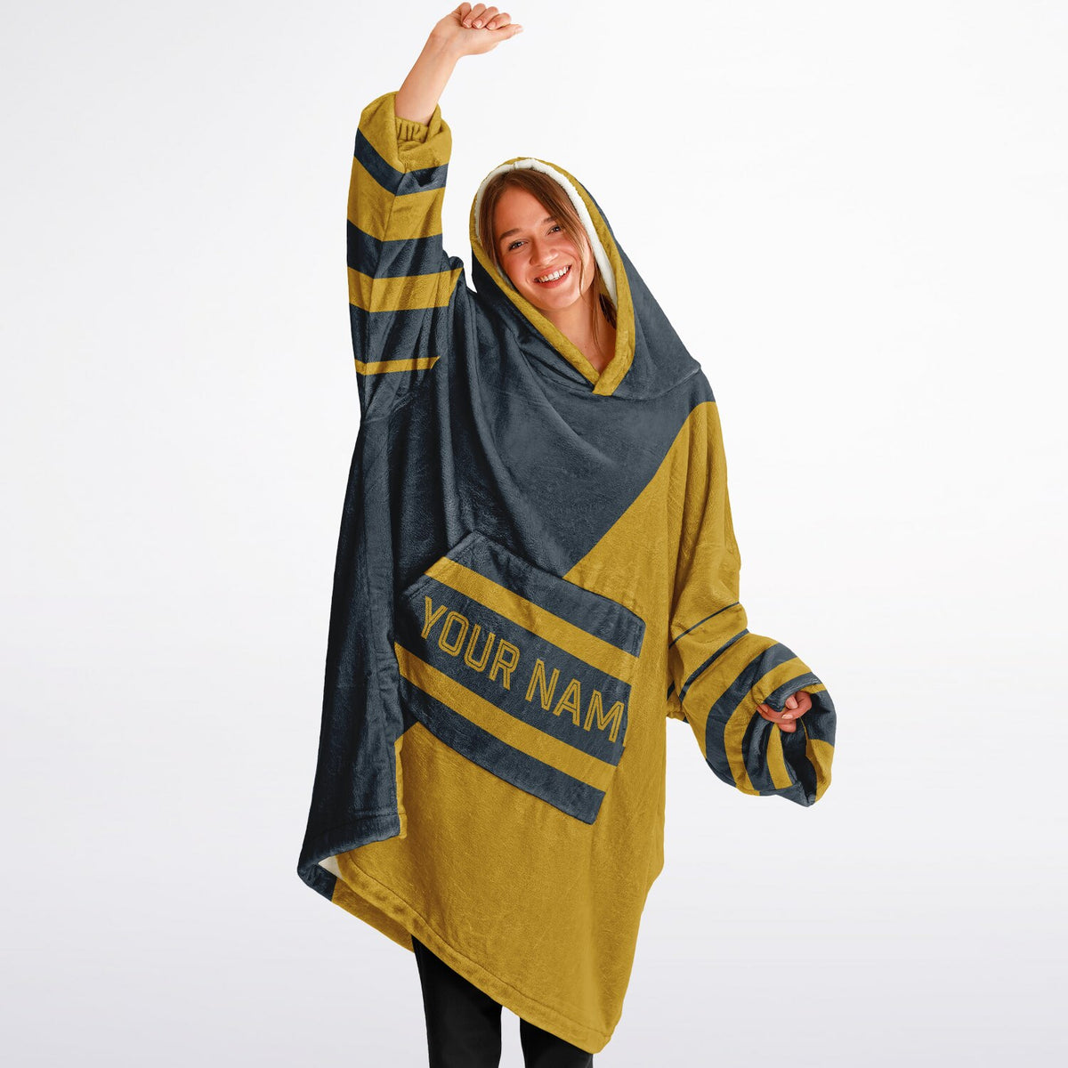 Charcoal & Mustard Split Decision