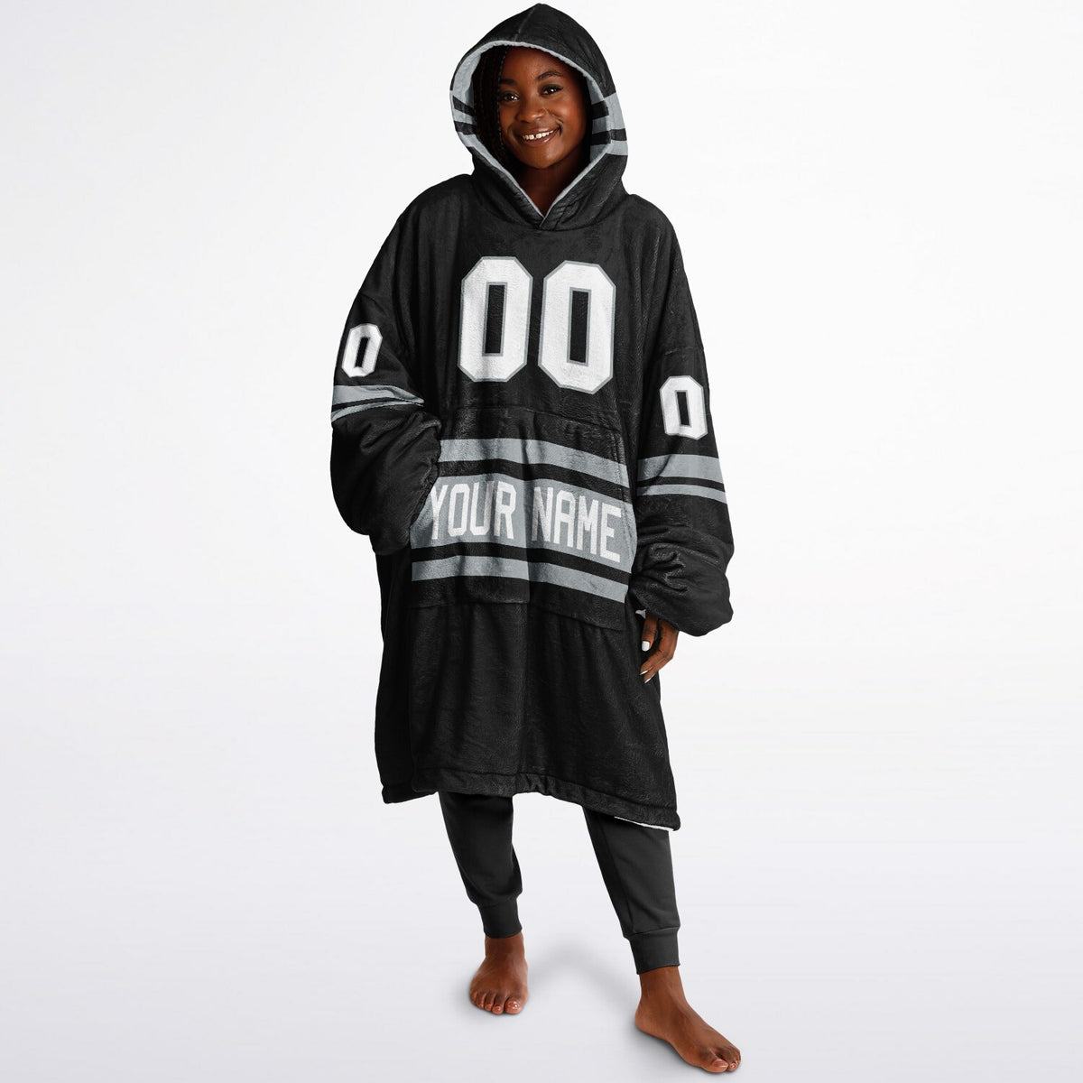 Black/Silver Superfan Reversible