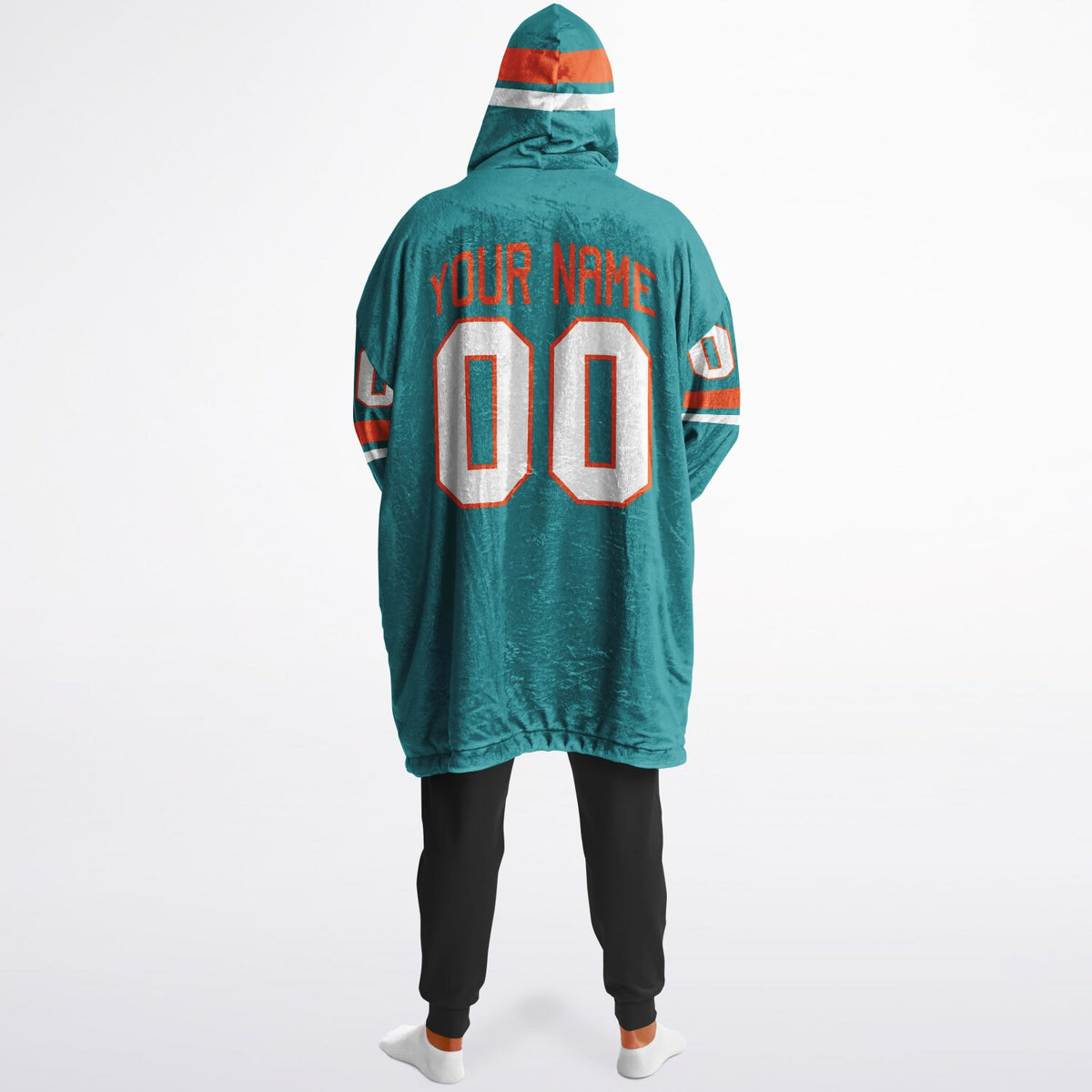 Aqua/Orange/White Superfan Reversible