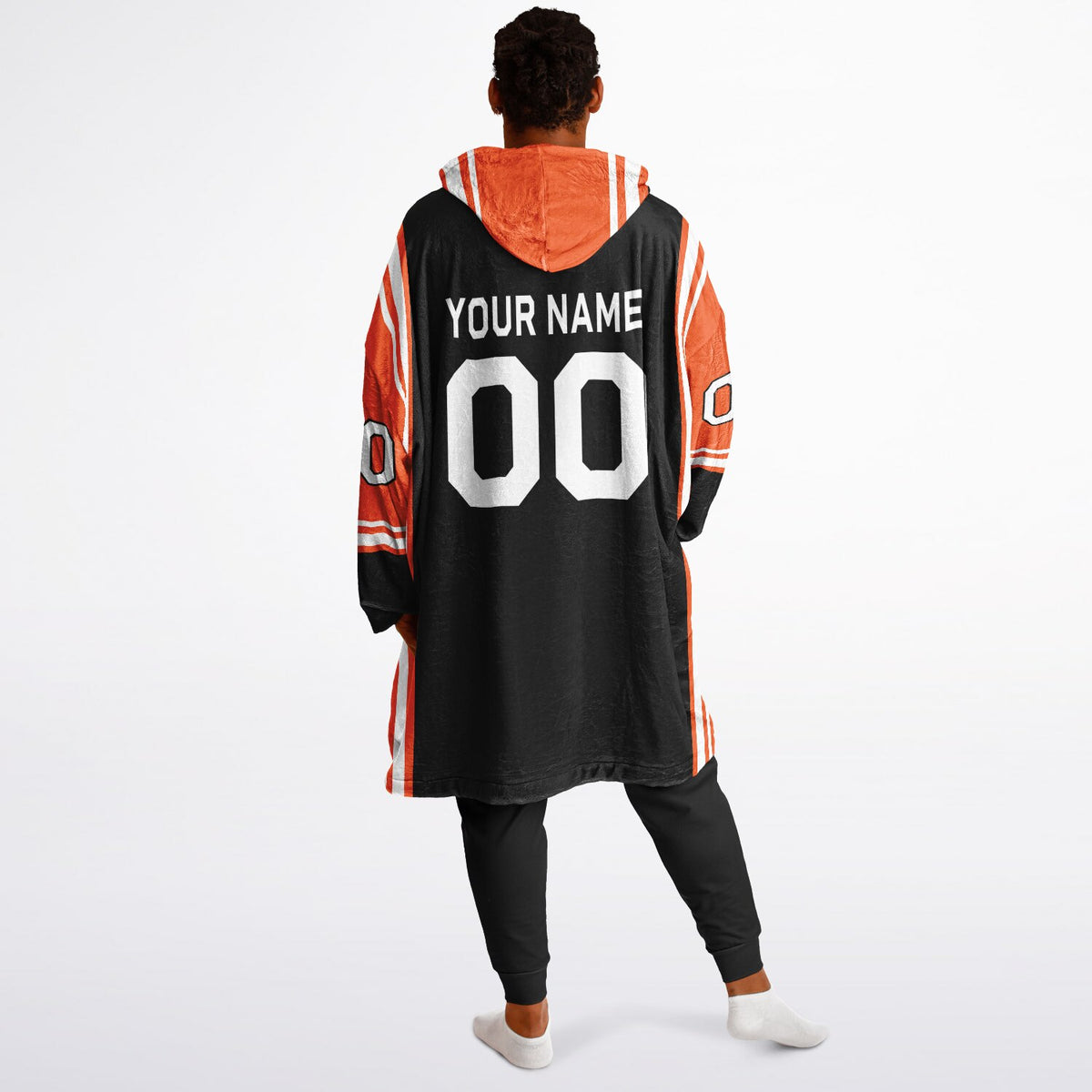 Black/Orange/White Bold