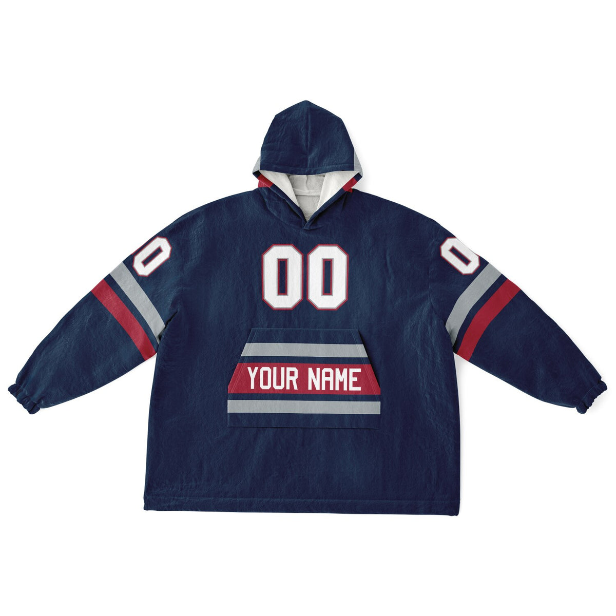 Navy & Red Silver Classic