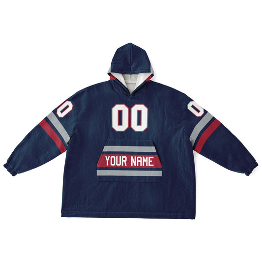 Navy & Red Silver Classic
