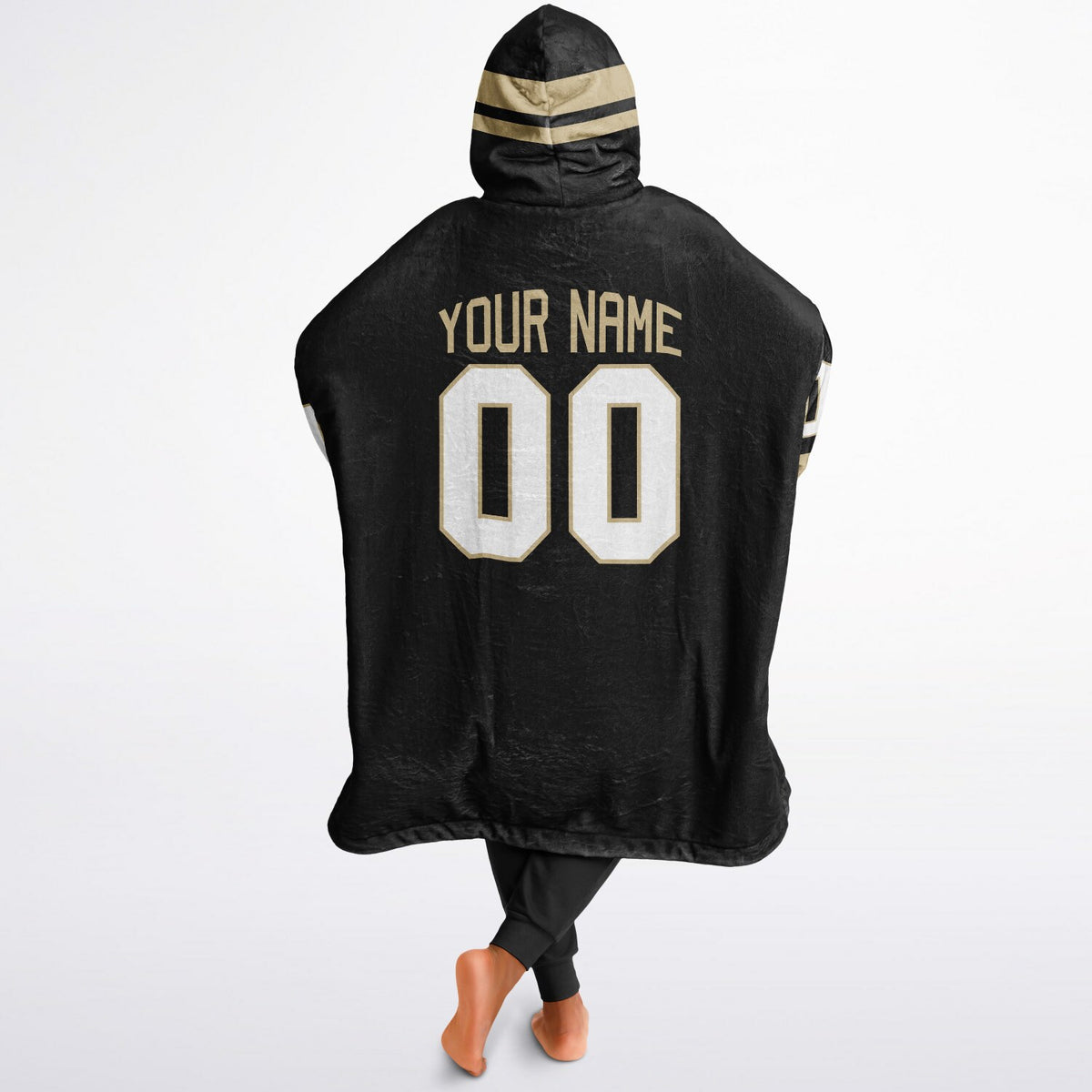 Black & Light Gold Superfan Reversible