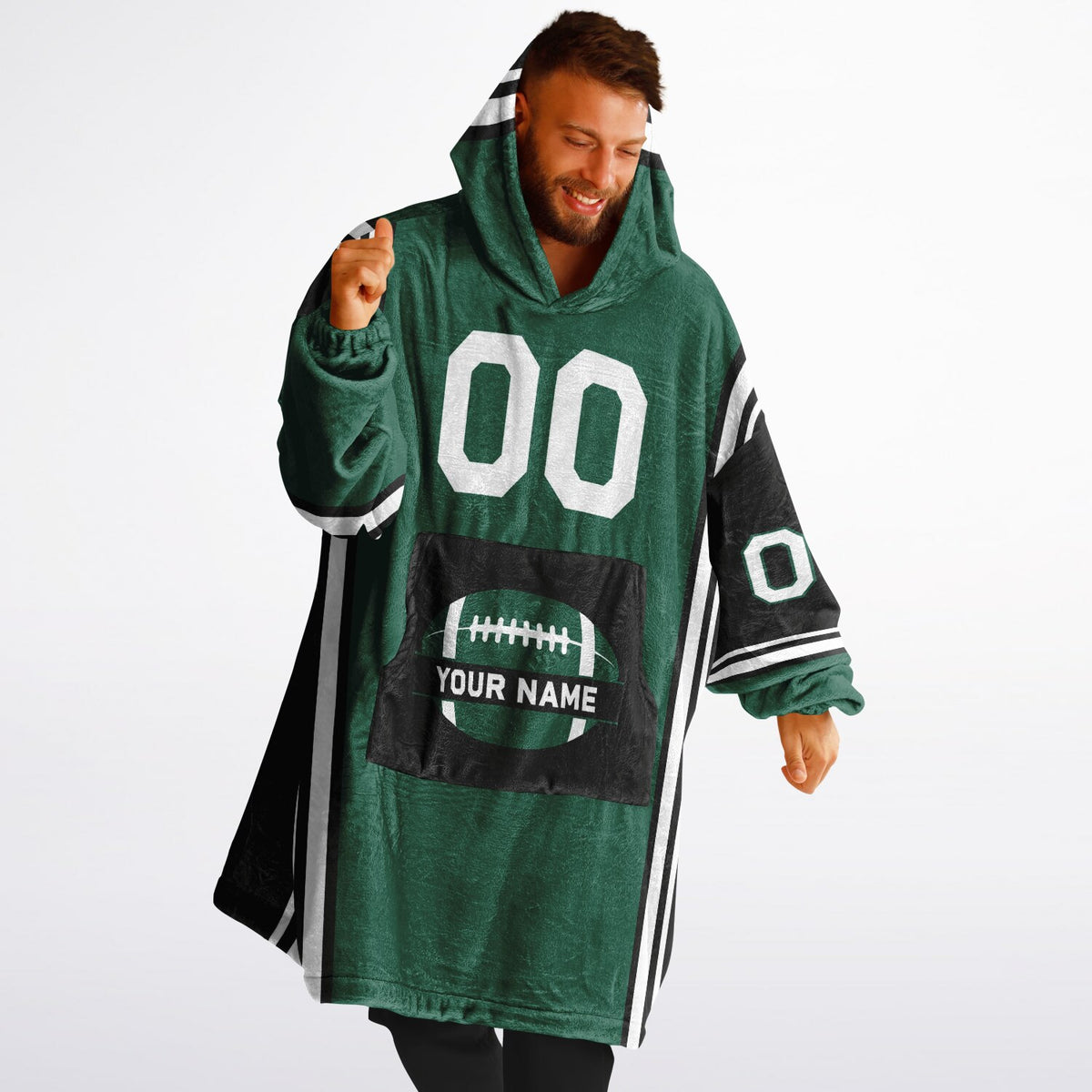 Green/Black/White Bold