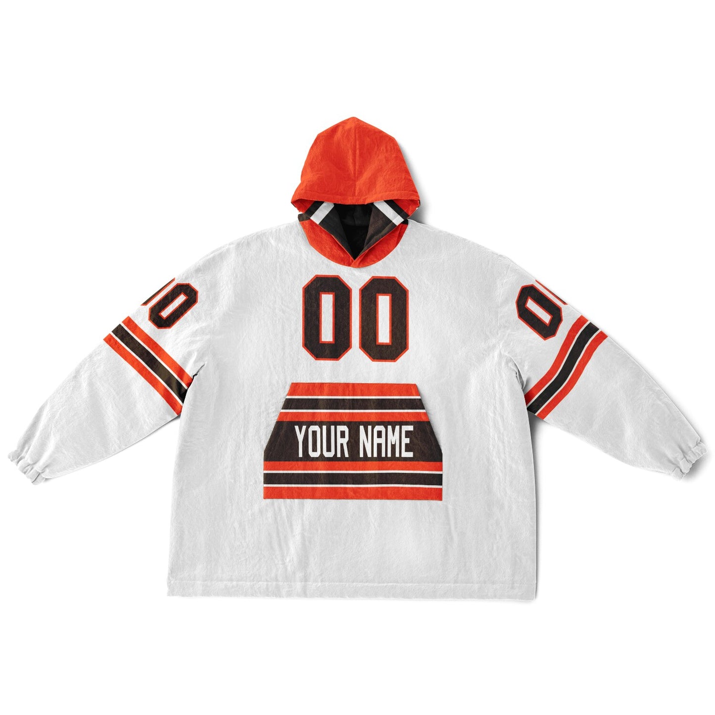 Brown/Orange/White Superfan Reversible