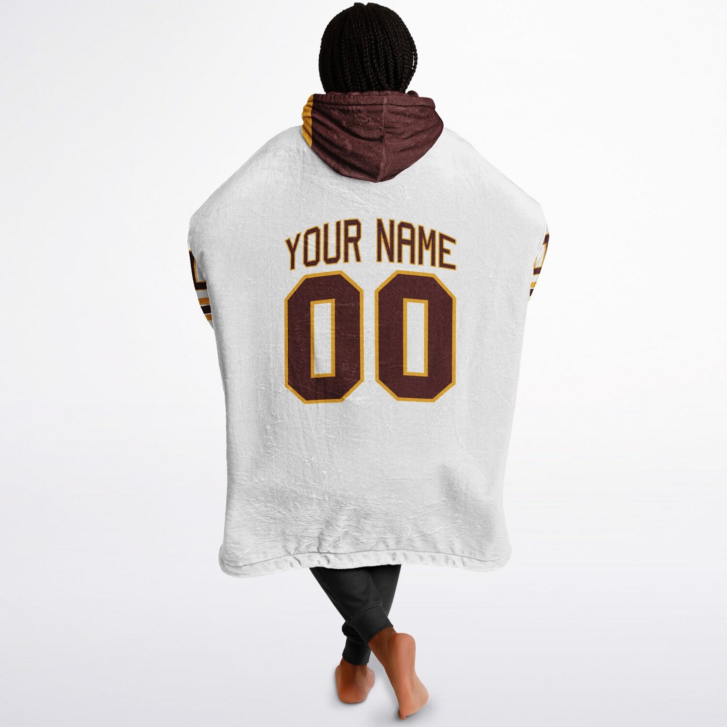 Burgundy/Gold/White Superfan Reversible