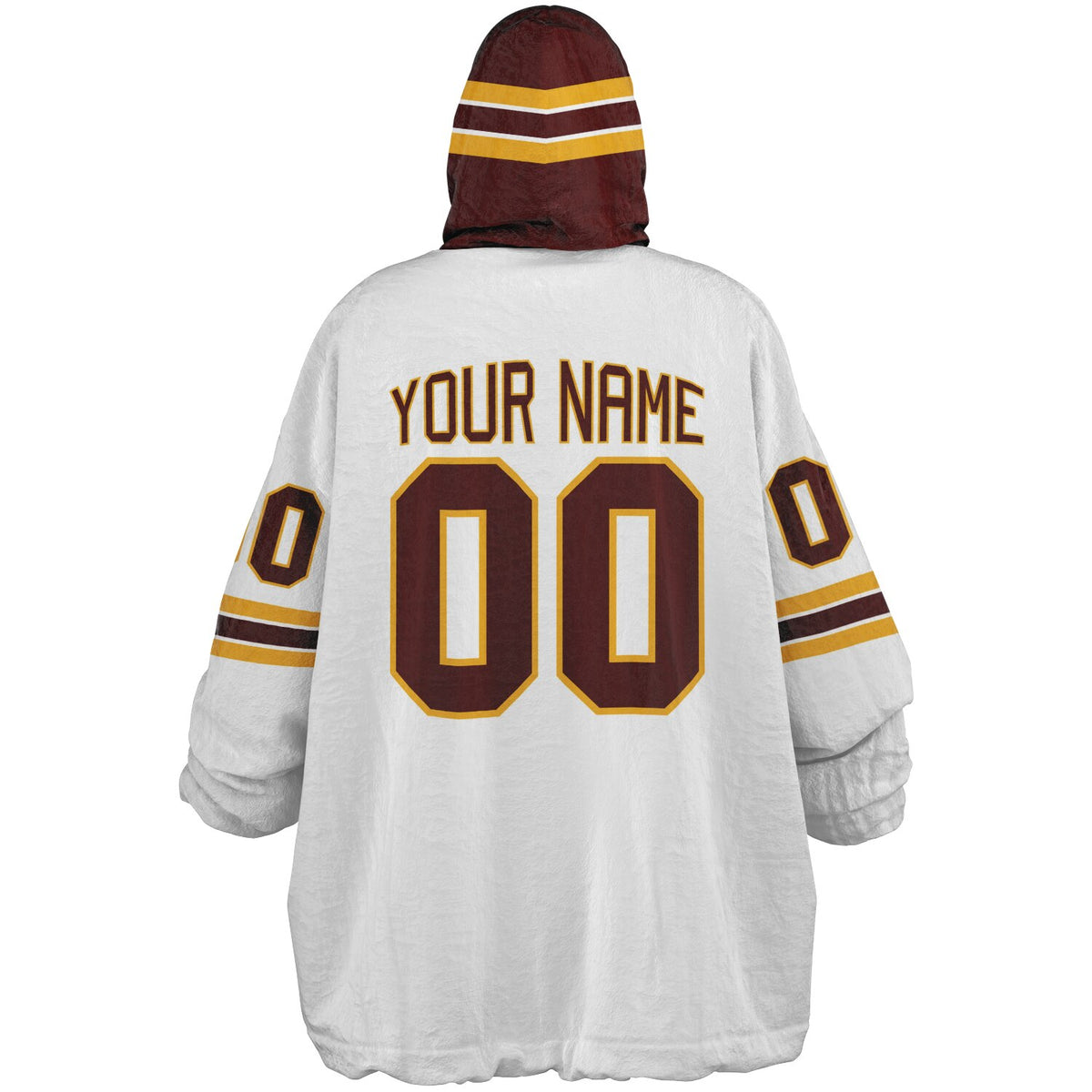 Burgundy/Gold/White Superfan Reversible