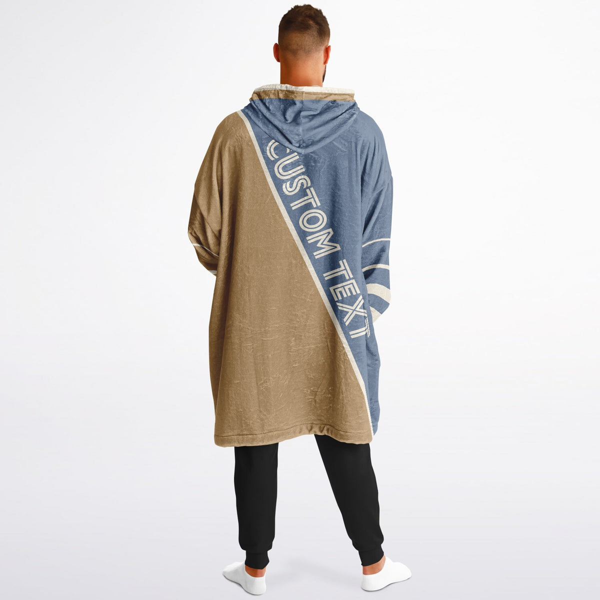 Slate Blue Cream Camel Split Decision