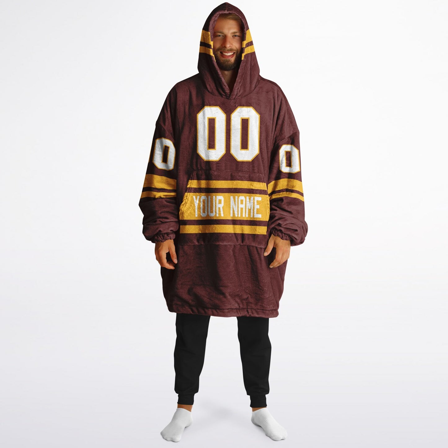 Burgundy/Gold Superfan Reversible