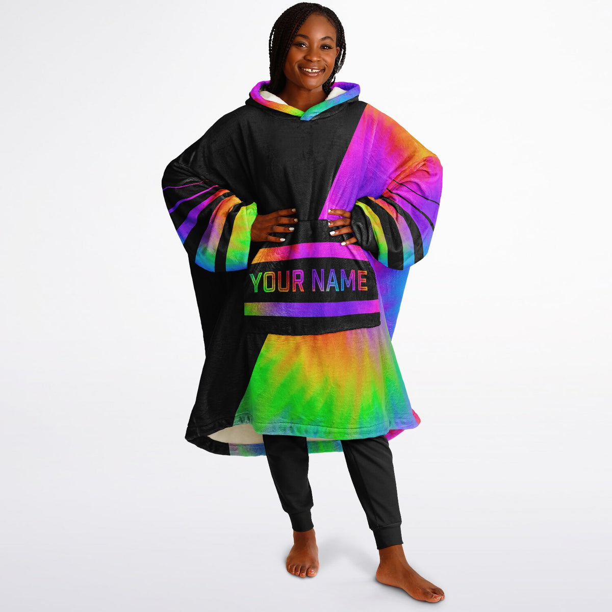 Black & Tie Dye Split Decision
