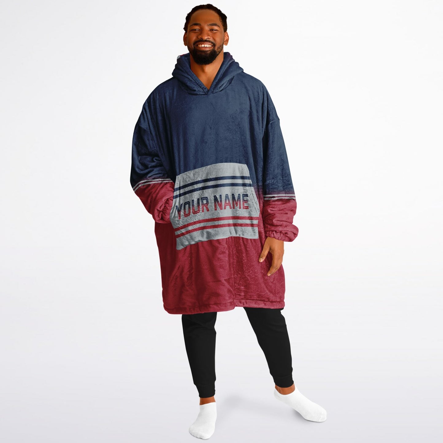 Nautical Blue/Red/Silver Everyday Reversible