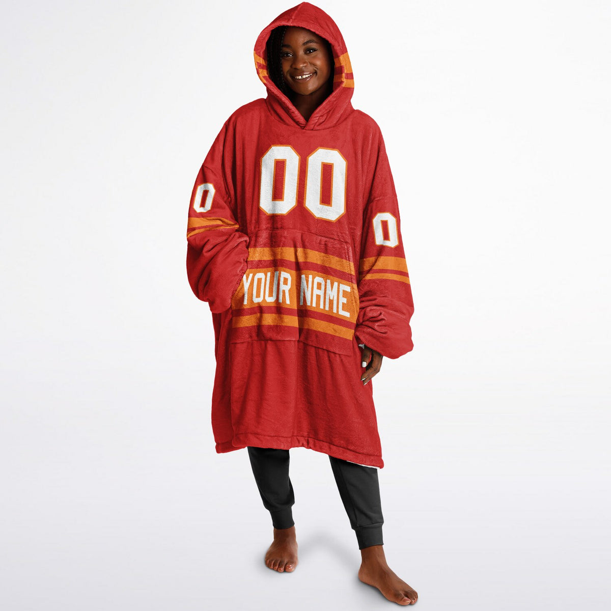 Red/Orange Superfan Reversible