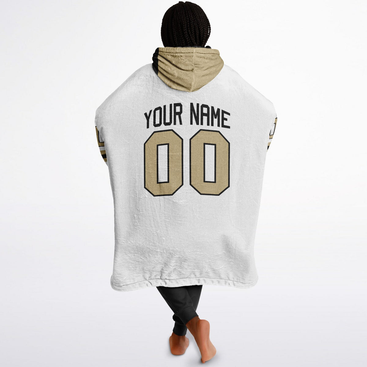 Black & Light Gold Superfan Reversible