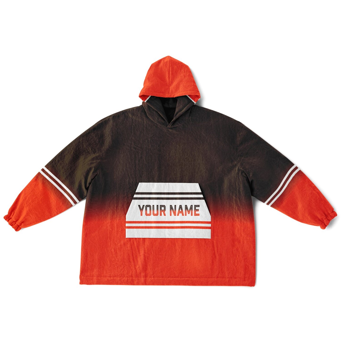 Brown/Orange/White Everyday Reversible