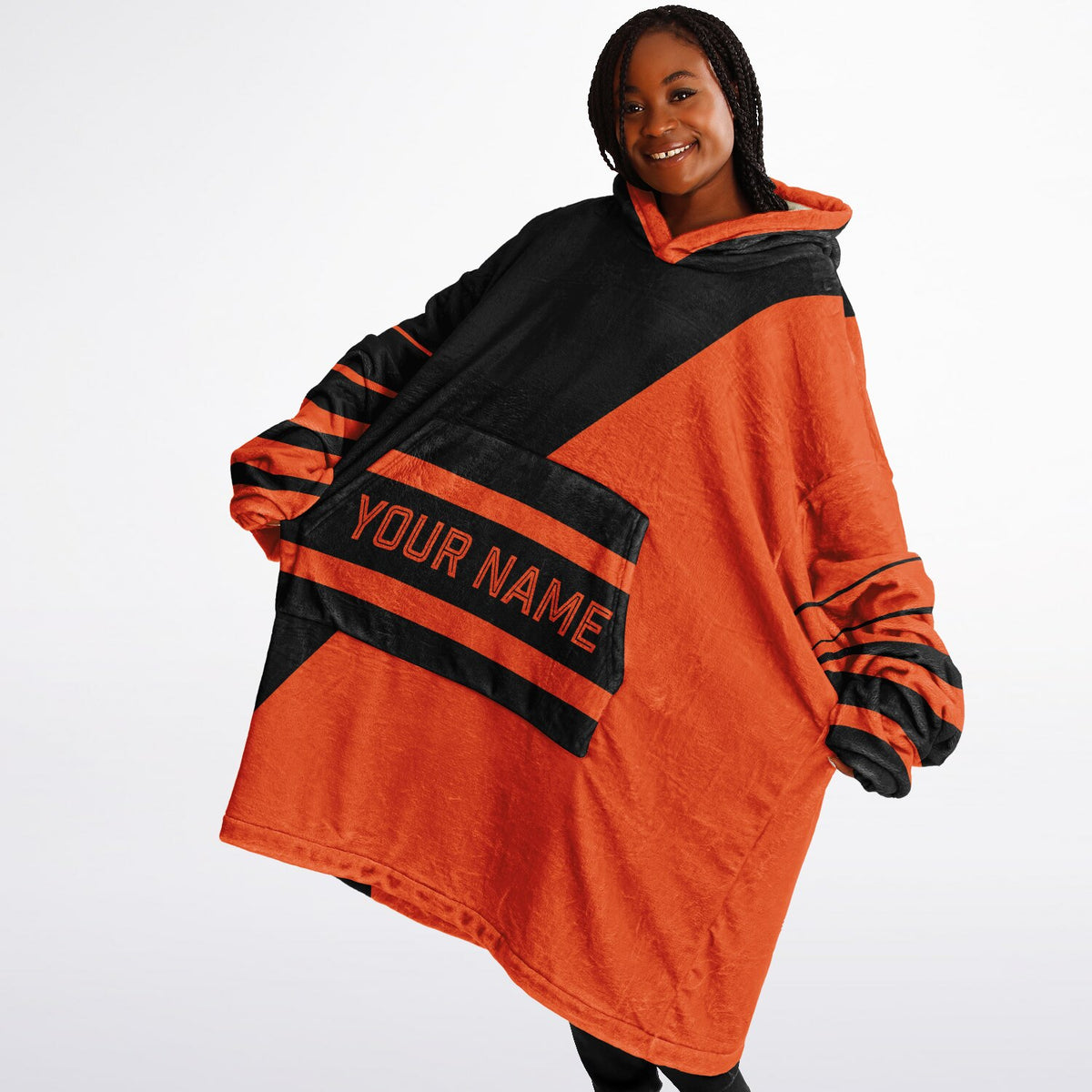 Black & Orange Split Decision
