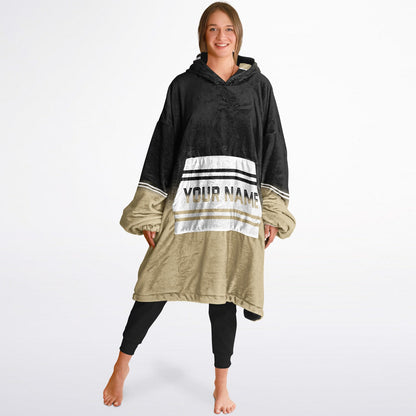 Black/Old Gold/White Everyday Reversible