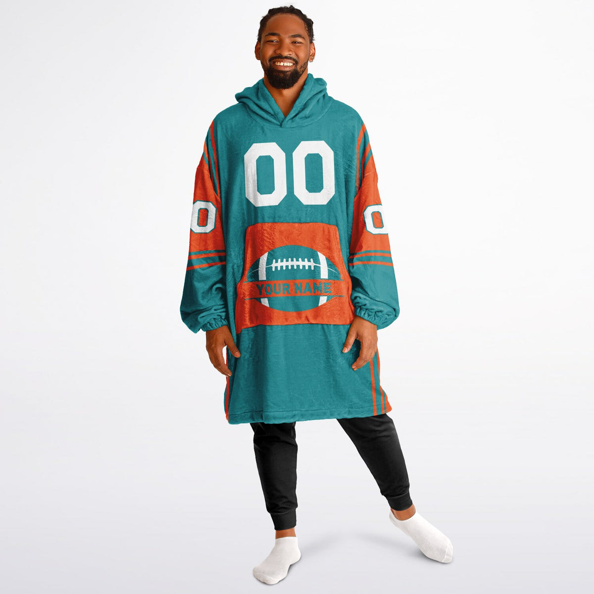 Aqua & Orange Bold