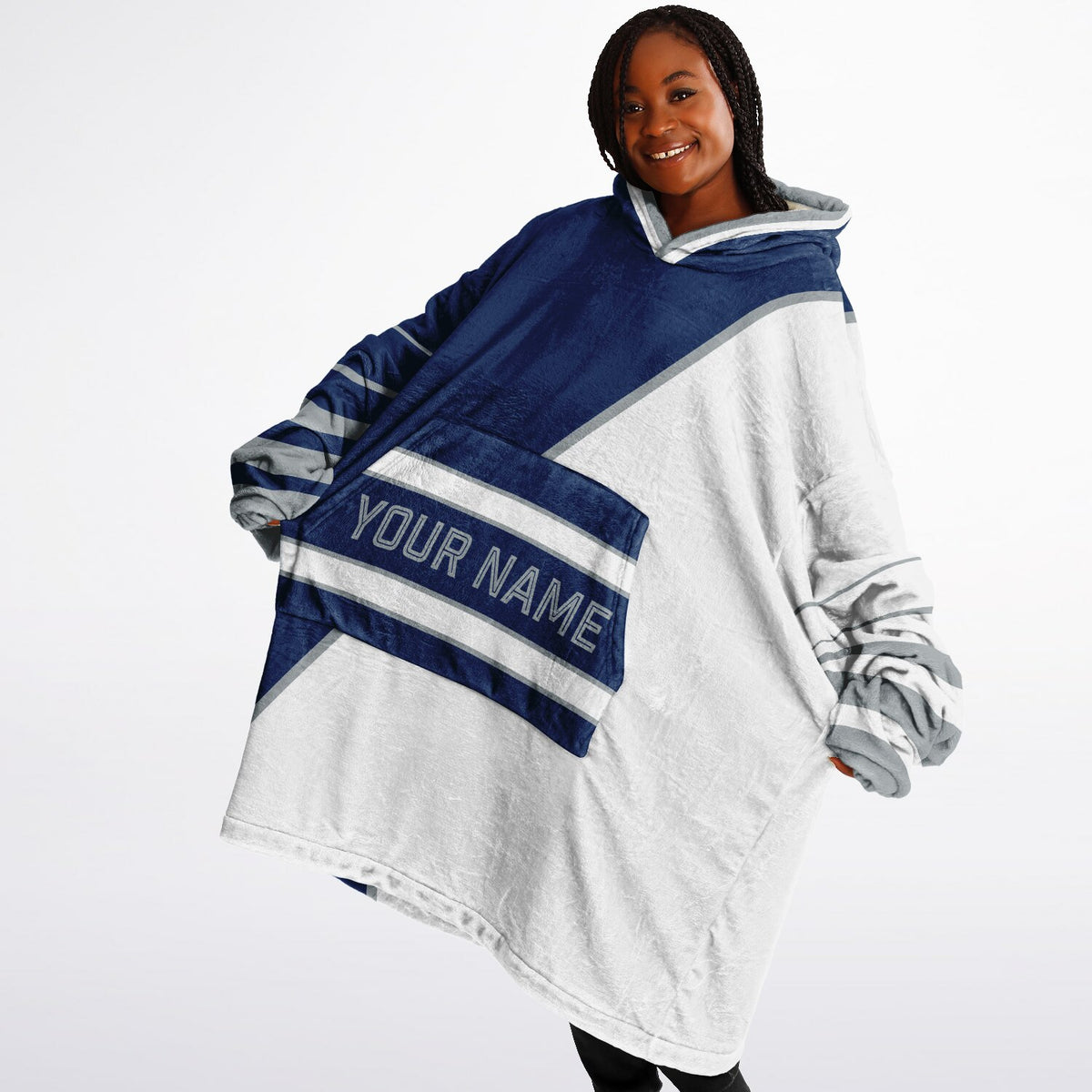 Blue White Gray Split Decision