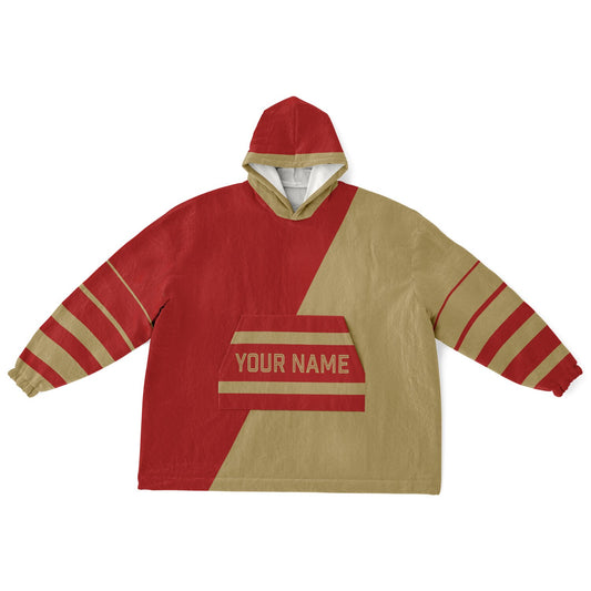 Red & Dark Gold Split Decision