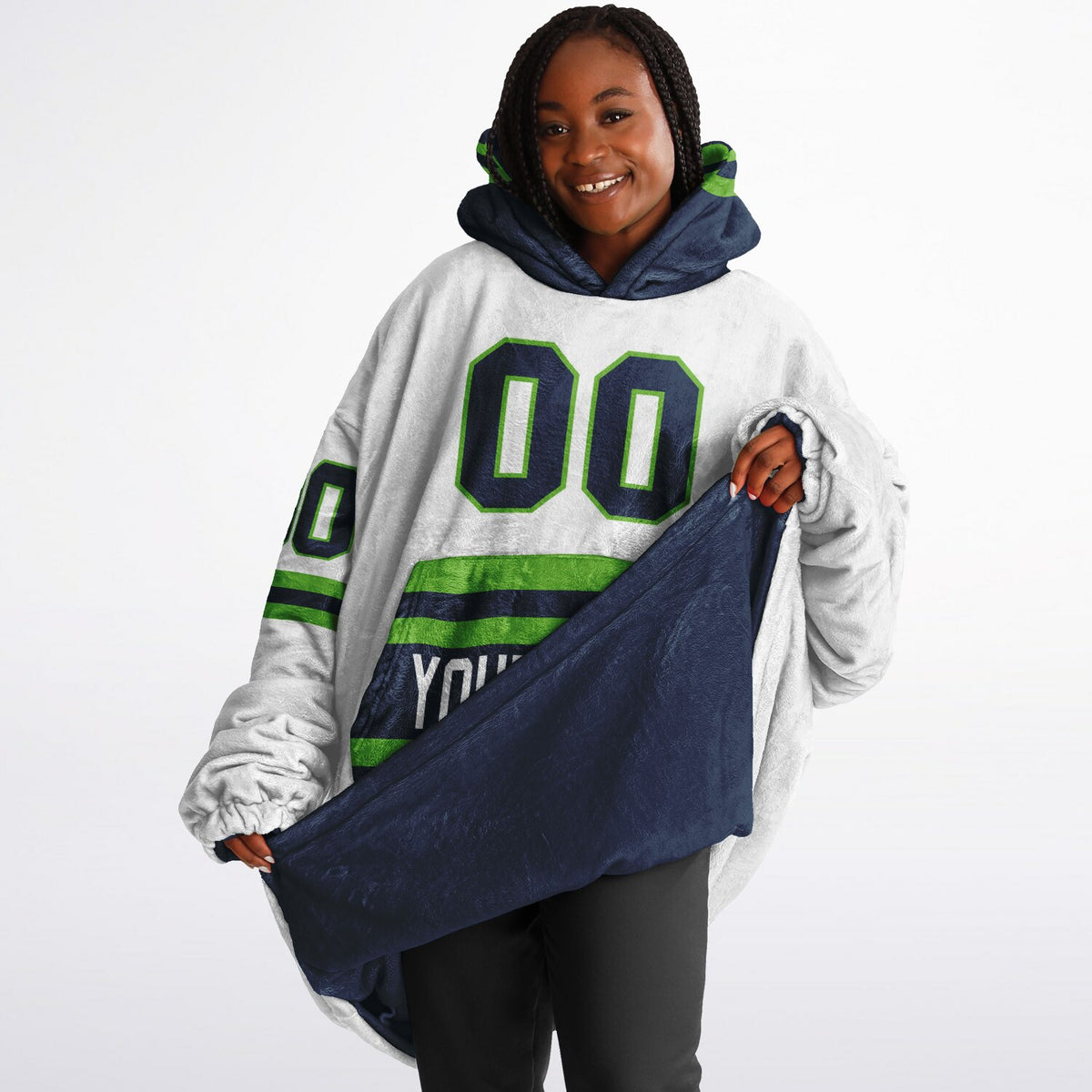 Navy/Green Superfan Reversible