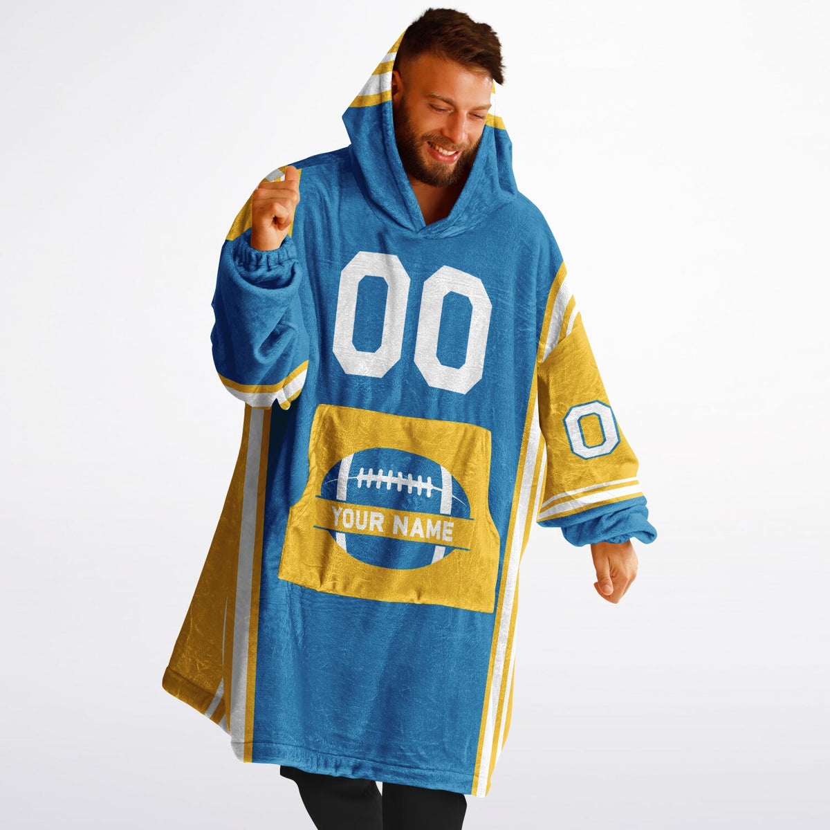 Blue/Gold/White Bold