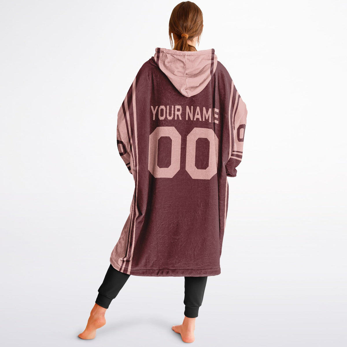 Burgundy & Blush Pink Bold