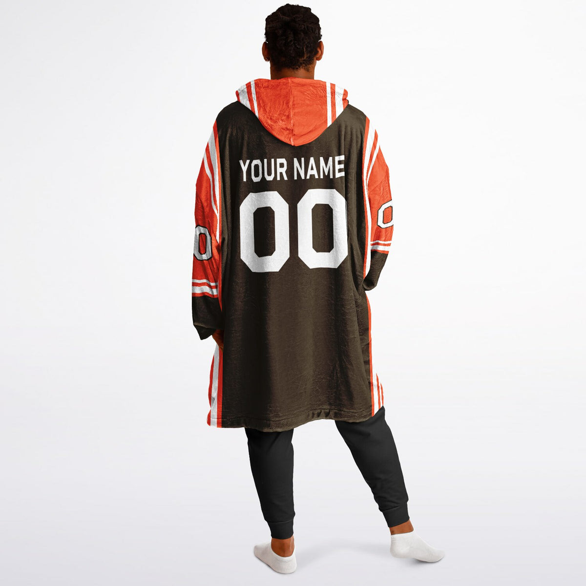 Brown/Orange/White Bold