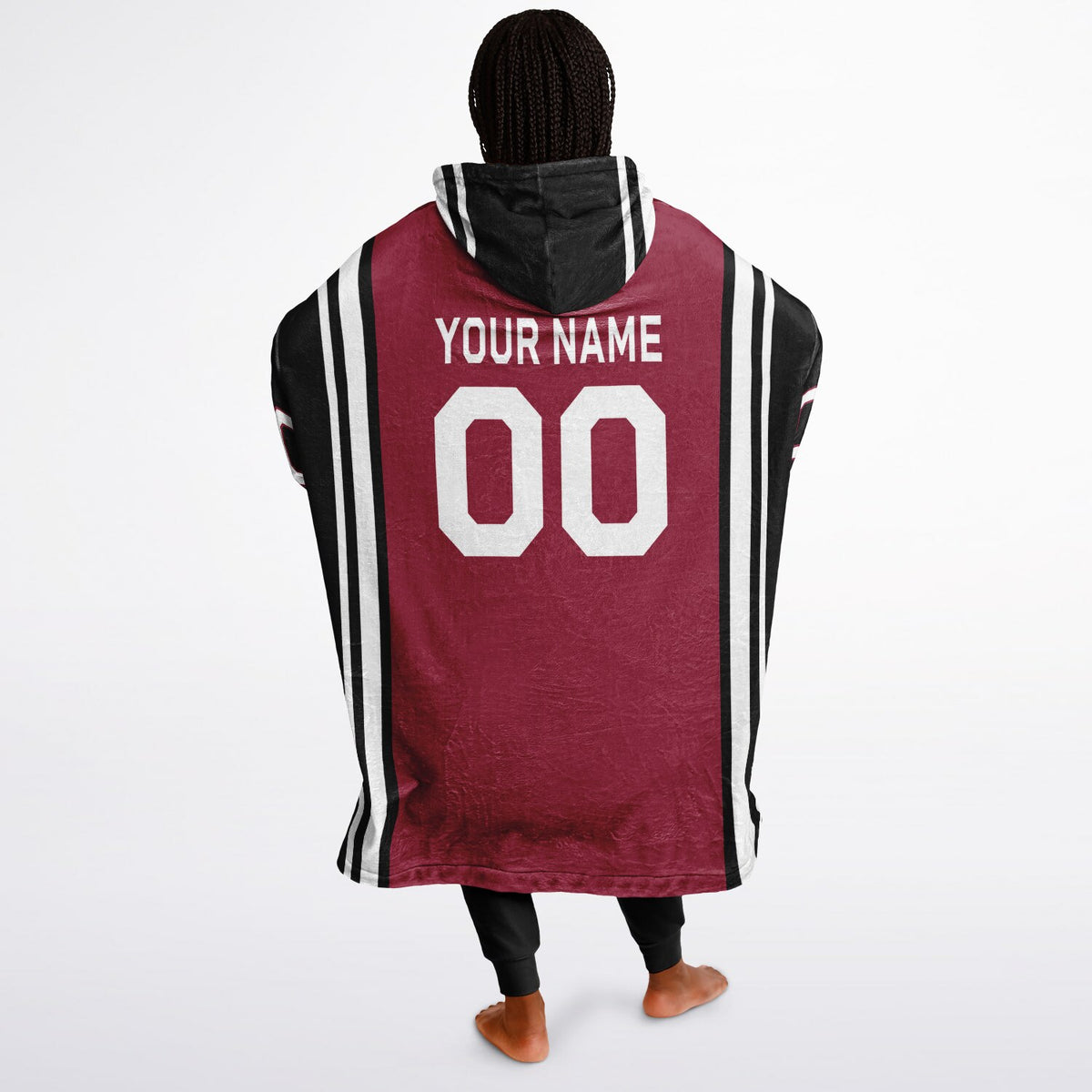 Crimson/Black/White Bold