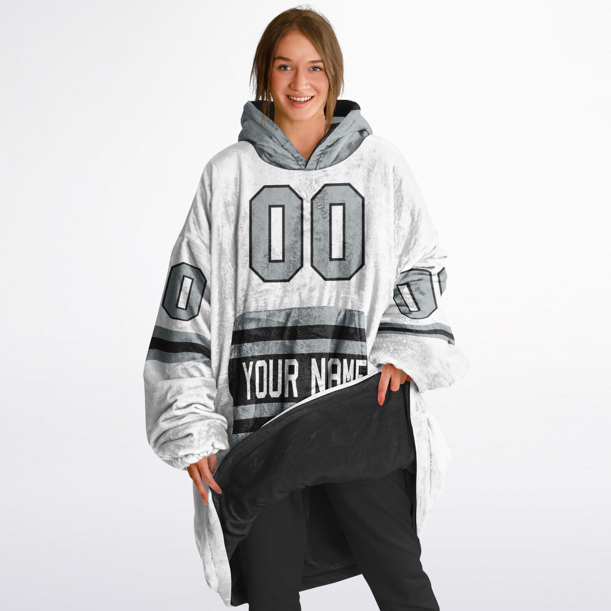 Black/Silver Superfan Reversible