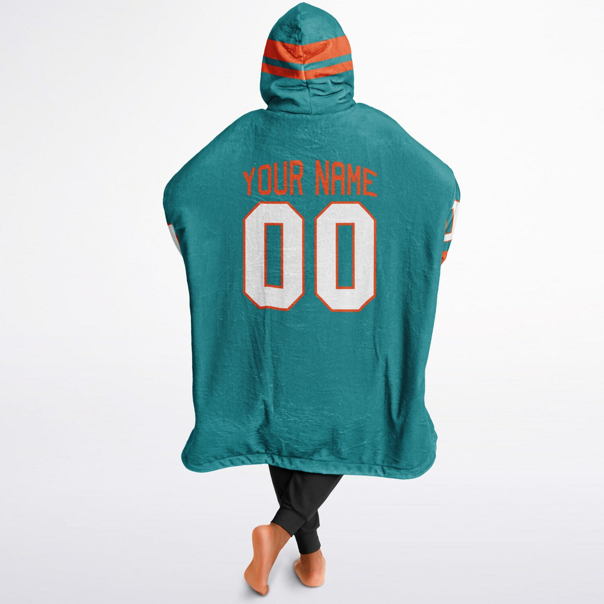 Aqua & Orange Superfan Reversible