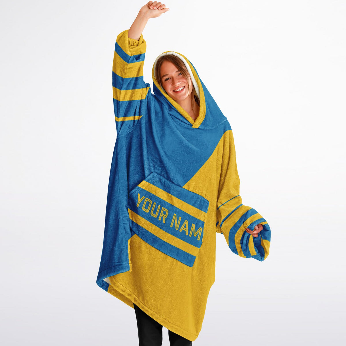 Blue & Gold Split Decision