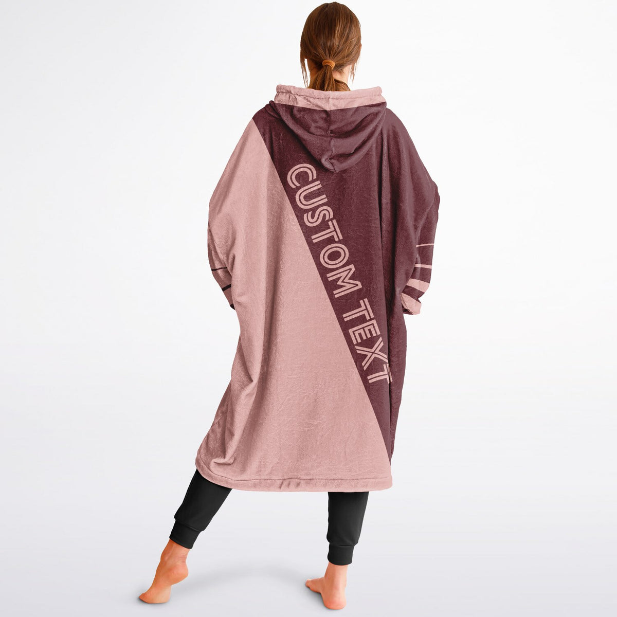Burgundy & Blush Pink Split Decision